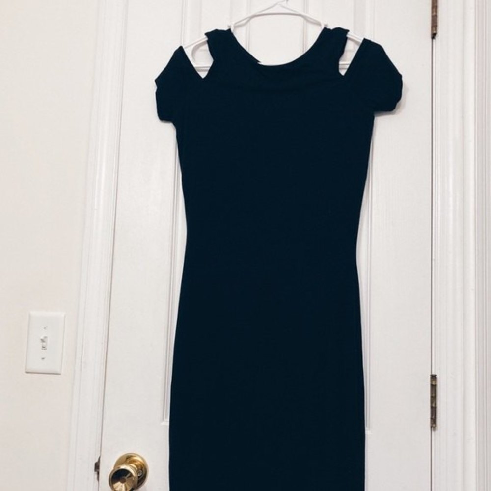 Philosophy Dresses Republic Clothing Cold Shoulder Maxi Dress Black XS